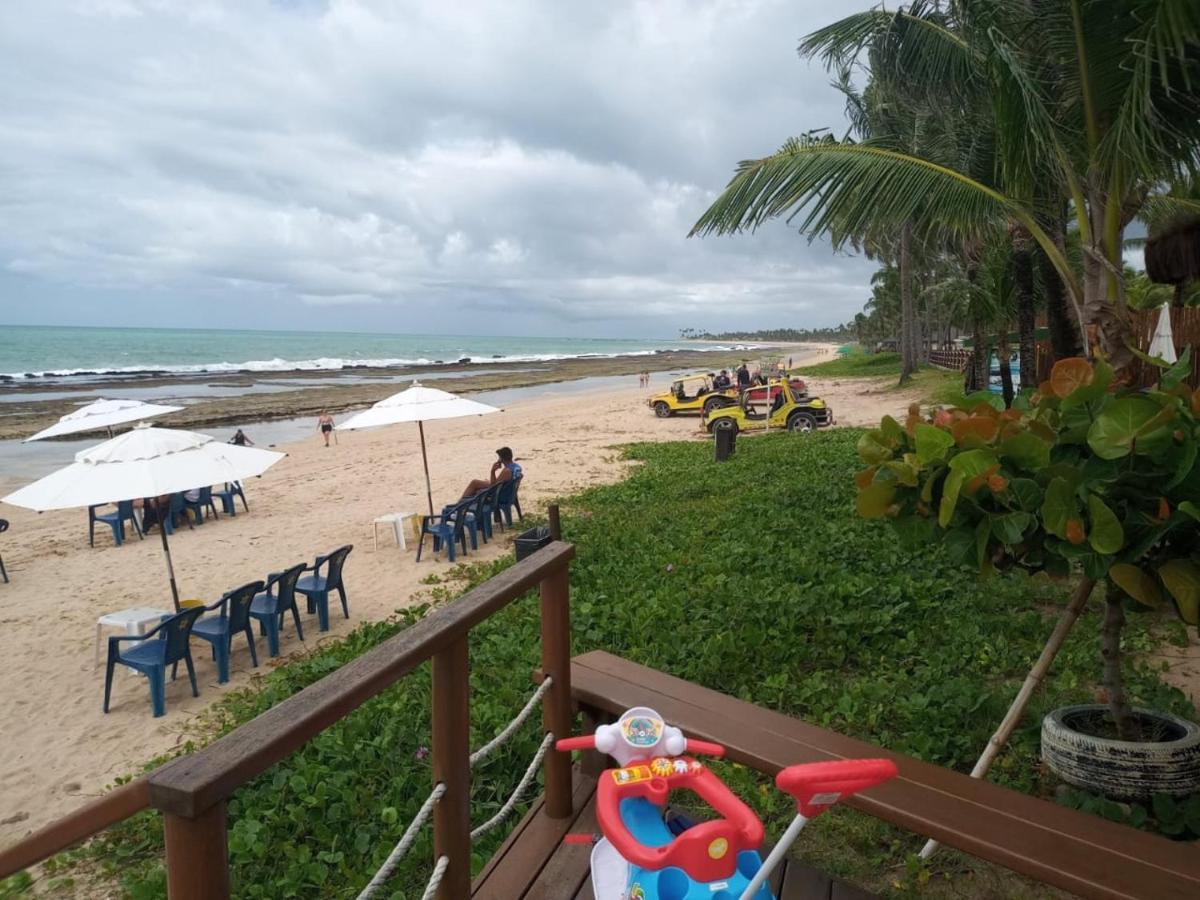 Estudio Marulhos, Varanda Com Vista De Mar E Parque Aquatico, A Beira-Mar Mar De Muro Alto, Com Wi-Fi, Restaurante, Estacionamento E A 10' De Pôrto das Galinhas 외부 사진