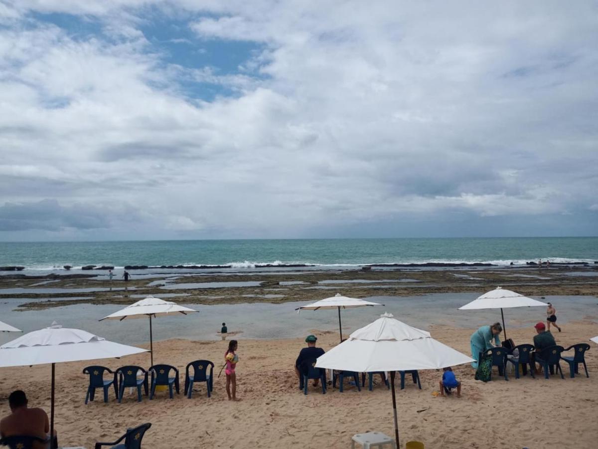Estudio Marulhos, Varanda Com Vista De Mar E Parque Aquatico, A Beira-Mar Mar De Muro Alto, Com Wi-Fi, Restaurante, Estacionamento E A 10' De Pôrto das Galinhas 외부 사진